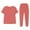 Orange, variant on Scrubs Matching Sets for Women V Neck Scrub Top & Jogger Pants Medical Scrub Sets Stretchy Nurse Uniforms Set