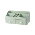 thumbnail image 1 of VONKY Premium Desktop Dressing Table With Divided Drawer Box - Clean And Tidy Organization Cute Plastic Retro green 1Set, 1 of 6