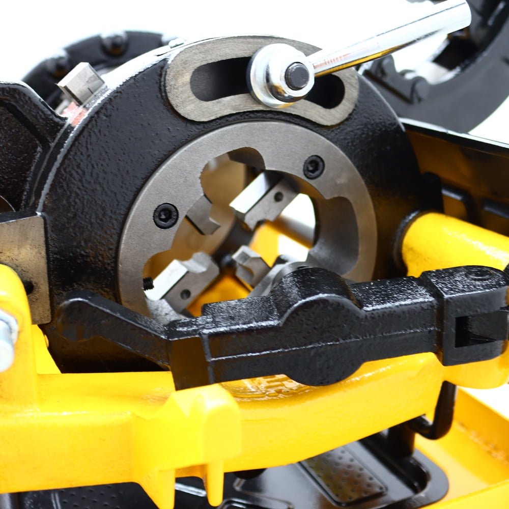 Techtongda 220V Electric Pipe Threader Machine Pipe Cutting Threader Threading Cutter 1/2" - 2"