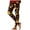 Black, variant on Thanksgiving Leggings for Women Elastic High Waist Tummy Control Festive Print Tights Pants Workout Yoga Pants