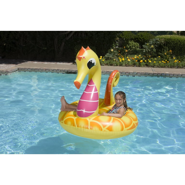 Floating Lounge With Backrest Poolmaster Water Pop Island Floating ...