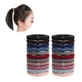 thumbnail image 3 of SHISUYAN 18PCS Net Yarn Women Girl Lady Head Rope High Elastic Hair Ring Beaded Hair Rope, 3 of 8
