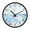 Cartoon Style Village Houses, variant on Voice Activated Clock with Glow Light 12 Inch Large Silent Wall Clock Battery Operated for Home Decor Cute Cartoon Birds
