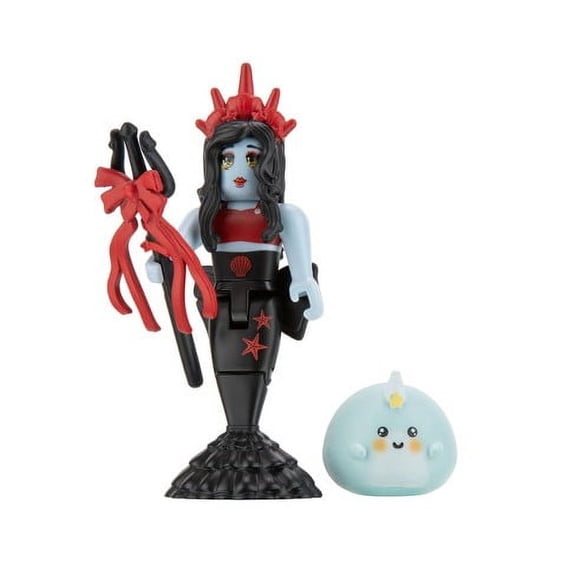 Roblox Celebrity Collection- Star Sorority: Dark Mermaid Figure Pack Includes Exclusive Virtual Item