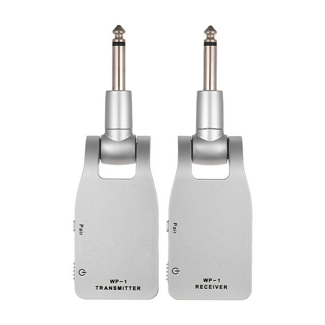 2.4G Wireless Guitar System & Receiver Built-in Rechargeable Lithium Battery 30M Transmission for Electric Guitar Bass