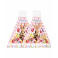 thumbnail image 2 of Easter Bunny Eggs Radish Hand Towel Household Bathroom Microfiber Absorbent Towel Kitchen Hanging Cleaning Cloth, 2 of 6