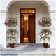 thumbnail image 3 of 6-foot artificial rosa bougainvillea tree in blanca planter - ideal para para indoor/outdoor home, oficina, garden, y wedding decor, 3 of 8
