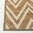 thumbnail image 5 of SAFAVIEH Paradise Bernadine Zigzag Stripes Area Rug, Mouse/Cream, 4' x 5'7", 5 of 9