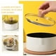 thumbnail image 2 of Tapa de olla de vidrio templado Tapa de olla de sartén Tapa de olla con perilla de madera Tapa de olla de cocina, 2 of 8