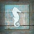 thumbnail image 2 of LightBoxJournal 20x20 Black Ornate Wood Framed with Double Matting Museum Art Print Titled - Gypsy Sea Blue Framed 2, 2 of 4