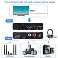 thumbnail image 3 of REQO eARC/ARC Audio Converter, RCA 3.5mm Audio Adapter,24bit/192KHz Audio Sampling Rate,ARC Audio Return, HD 5.1 and HD 7.1 Channels,Supports eARC & ARC inputs, 3 of 8