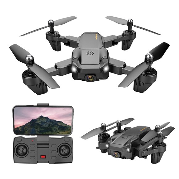 Amzcrzy Electrónica para hombres Organizador de electrónica Cámara digital Dron S27 con control remoto, cámaras 4K de alta definición y luces LED. Cuadricóptero. Accesorios para juegos Gadgets para h