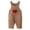 Coffee, variant on Girls Long Overalls Girls Denim Overalls,Little Big Kids Wide-Leg Jeans Dungarees Pants 6-24M 3-5Y(Coffee,3-4 Years)
