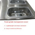 thumbnail image 3 of INTSUPERMAI 3 Flavors Soft Ice Cream Maker Frozen Cones Making Machine LED Display Stainless Steel 16-18L/H, 3 of 10