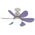 thumbnail image 1 of 40W 20 en lámpara de ventilador LED ventilador de techo 3 modos ventilador de techo al aire libre silencioso 6 aspas, 1 of 7