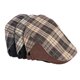 thumbnail image 3 of AYYUFE - Boina unisex con hebilla ajustable, diseño de cuadros y patchwork, colores aleatorios, 2 unidades, 3 of 8