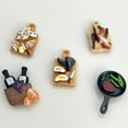 thumbnail image 2 of Wrapables 3D Resin Fridge Magnets, Food Simulation, Succulents, Famous Faces Refrigerator Magnets for Kitchen (Set of 5), Dinner, 2 of 7