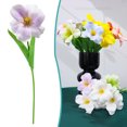 thumbnail image 2 of 1 Pcs Artificial Flower,Artificial Tulip Silk Fake Flowers,Faux Artificial Flowers With Stems,15.74 Inch Artificial Tulip Flower,For Centerpiece Table Shelf Home Decor,Diy Wedding Decor,(D,15.74 in), 2 of 8