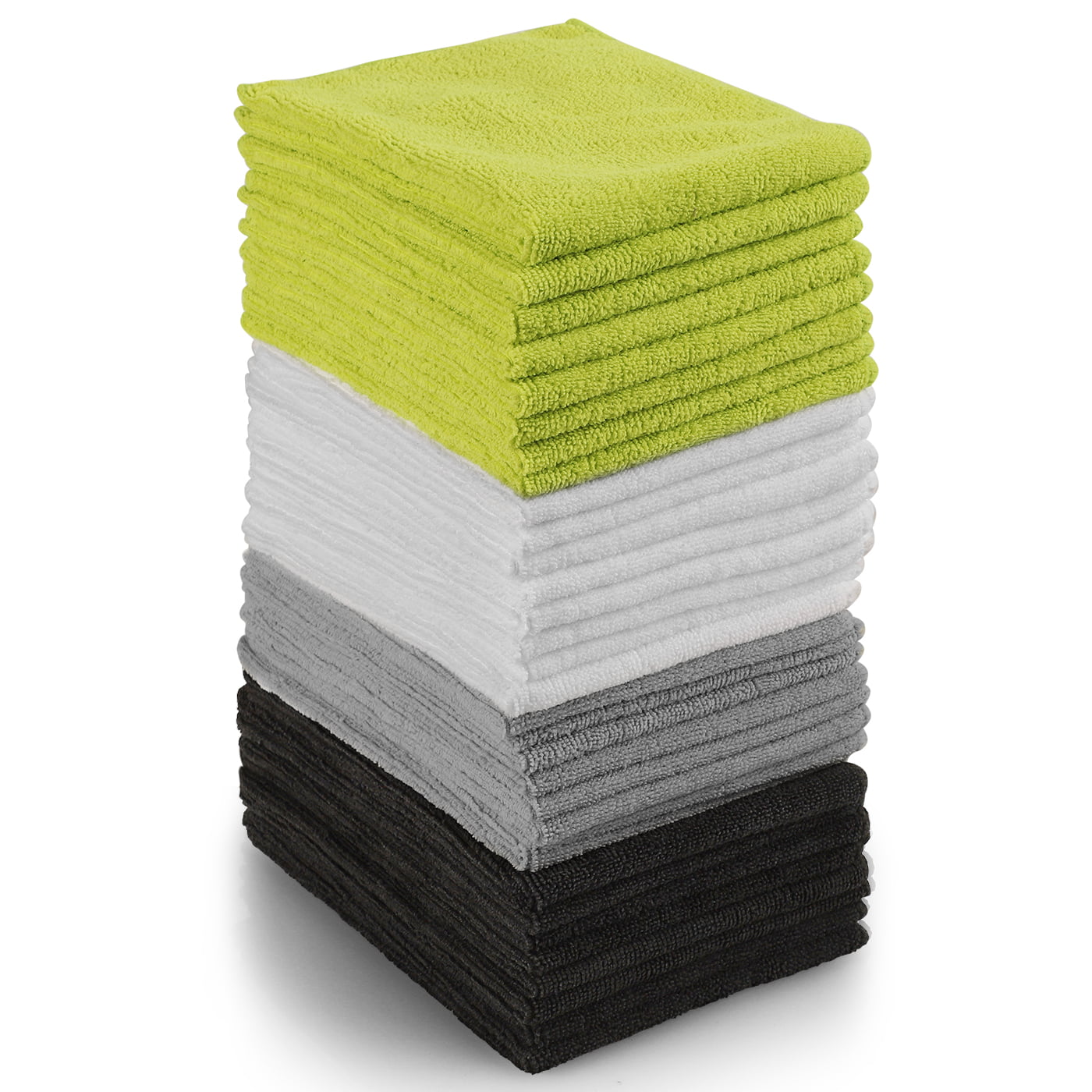 Sliverdew Absorbent Microfiber Cleaning Cloth Lint Free Thick Microfiber Towels  Dish Rags Colored Stripes Reusable Microfiber Cleaning Rags for Kitchen,  Bathroom, Car - Yahoo Shopping