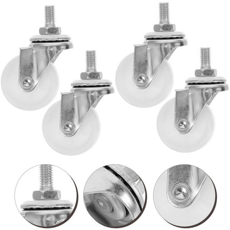 Soimiss caster wheel Swivel Caster Wheel PP Easy Installation for Home Use 4 Pcs
