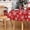 Red, variant on Christmas Tablecloth 60 Inch, Round Table Cloth Outdoor Winter Christmas Decorations Table Decor Dining Table Cover, Farmhouse Xmas Blue Snowflake for Banquet Party Kitchen Dining Room