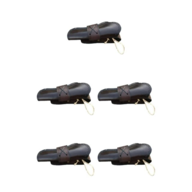 Redempat Sturdy And Durable Holster Easy Access And Wide Application Vintage Holster PU Holster For Easy To Access brown 5Set