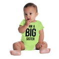 thumbnail image 6 of Big Sister Older Sibling Family Bodysuit Jumper Girls Infant Baby Brisco Brands 18M, 6 of 7