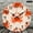 12x12in, variant on Patifu Red Crab Pattern Wall Clock Battery Operated Silent Sweep Movement 5mm Thick Wood 10x10in