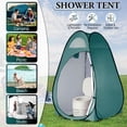 thumbnail image 3 of Ktaxon Changing Tent Portable Pop up Tent Camping Beach Toilet Shower Room Outdoor Bag Green, 3 of 9