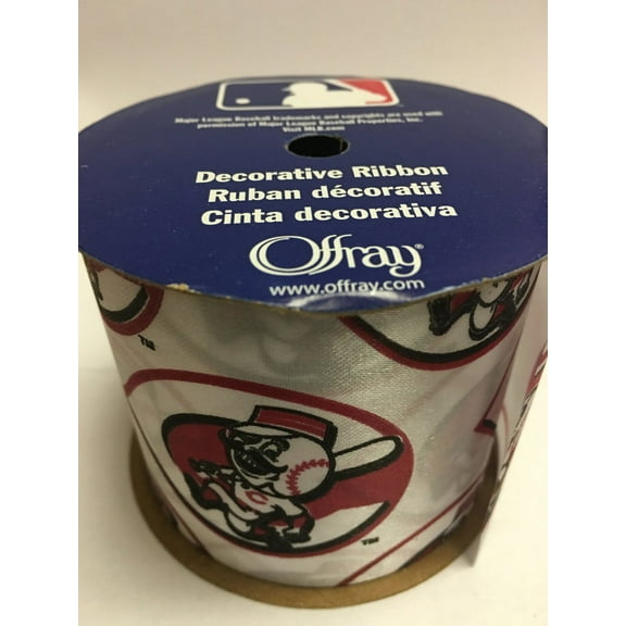 Reds Ribbon 2-1/2-Inch Width, 9 Foot Spool