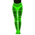 thumbnail image 1 of Aocisk Glow In The Dark Fishnet Stockings with Striped Luminous Pattern Out Tights for Women Night Party Wear Pink One Size, 1 of 4
