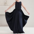 thumbnail image 4 of HJYCHN Kids Dress Sleeveless High Low Evening Gown with Asymmetric Hemline for Girls Dress 14-15 Years, 4 of 7