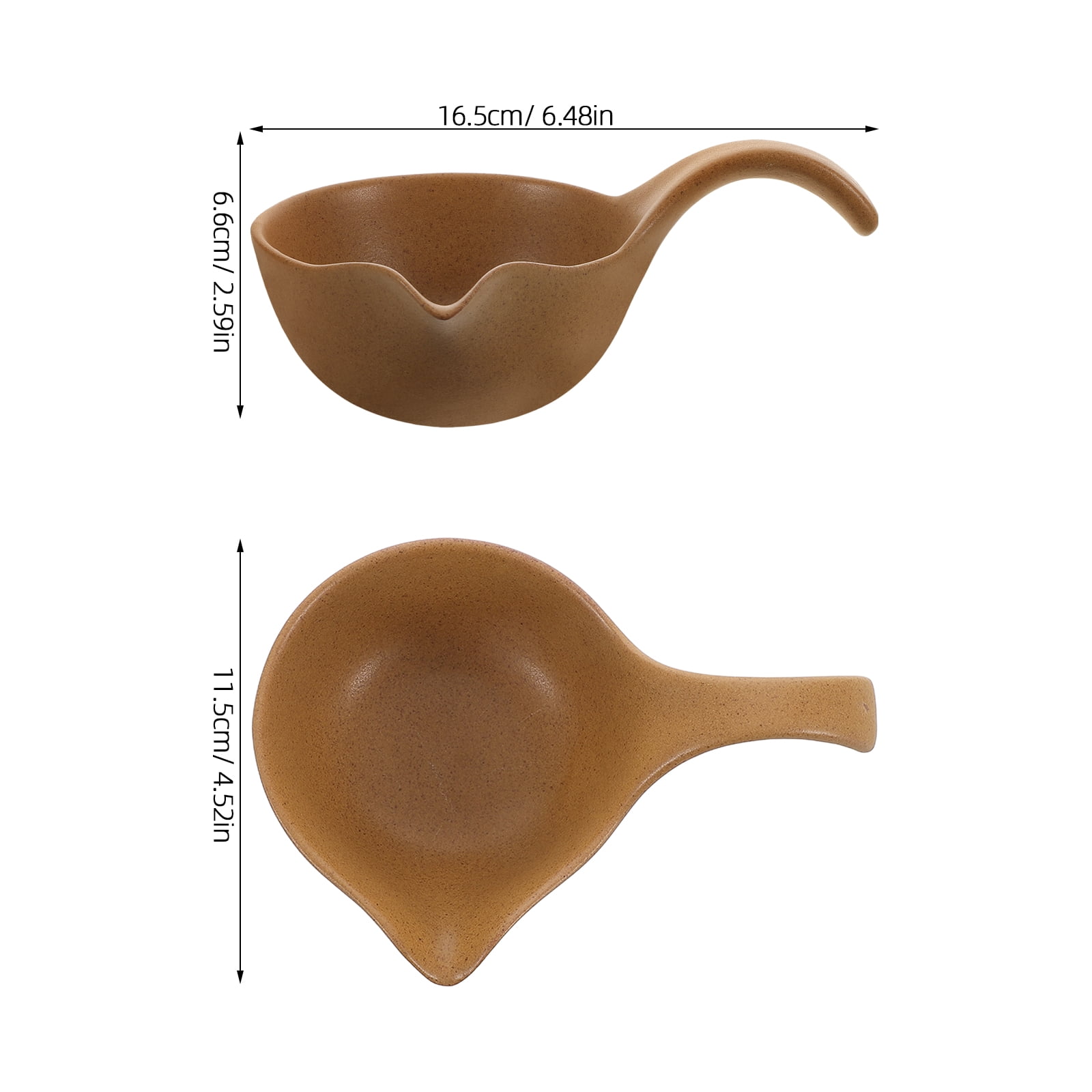 Zehuanyu Household Tea Set Ceramic Water Ladle and Tea Scoop for Loose Leaf Tea and Coffee Measuring Spoon for Tea Drinkers