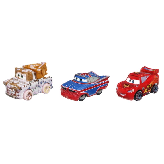 Disney Pixar Cars Mini Racers 3-Pack Metal Vehicles, For Kids Age 3 Years Old & Up