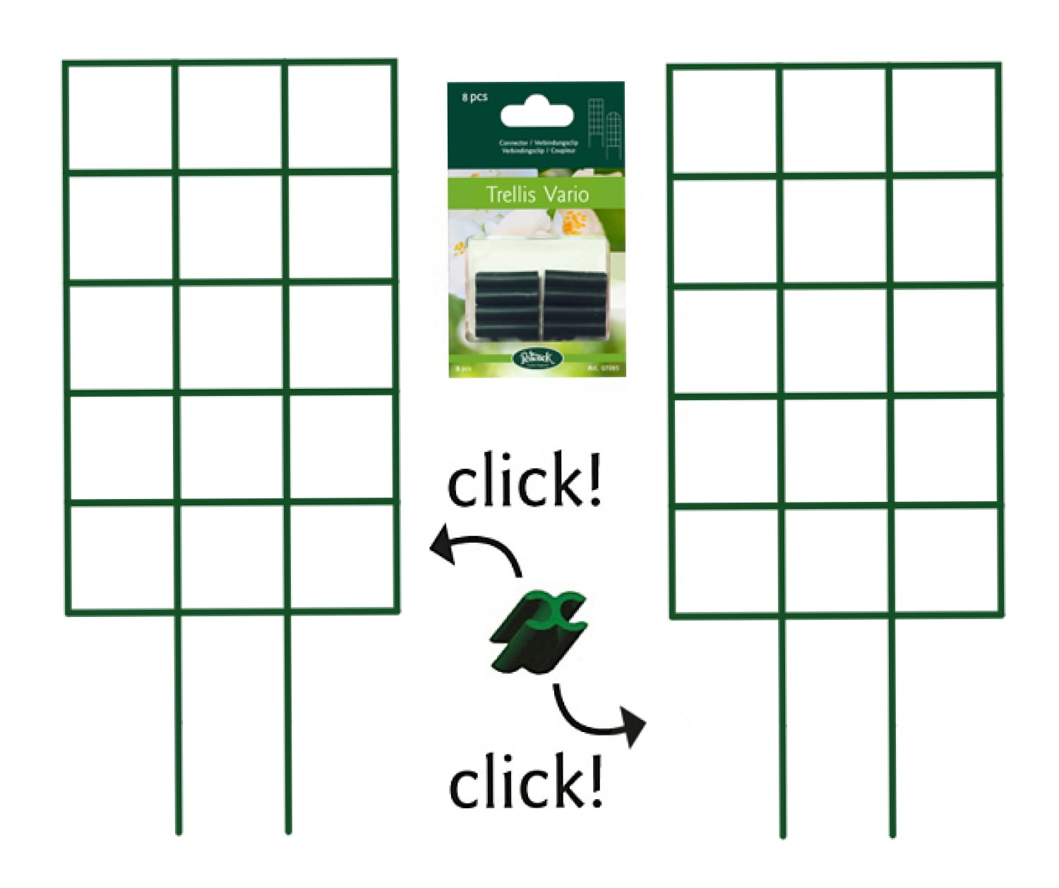 Pot Trellis Deco S – Set of 2 Elegant & Durable Support for Potted Plants