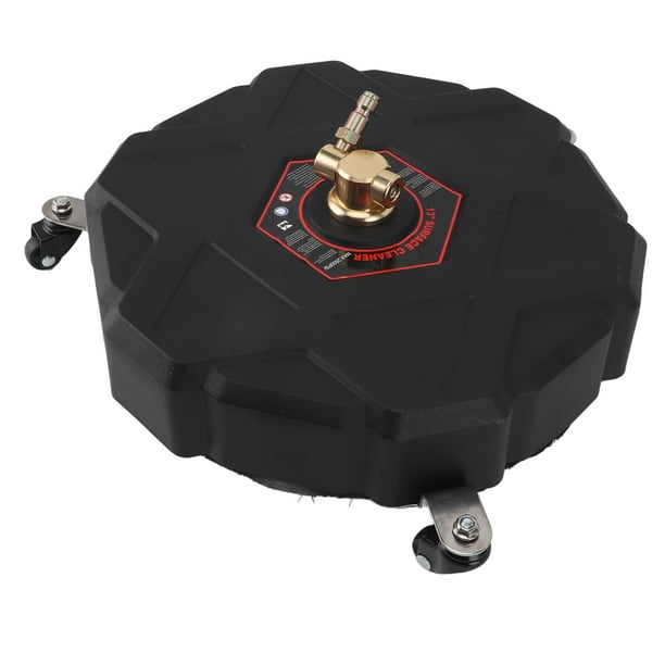 Limpiador de Superficie de Presión, Enchufe Rápido de 1/4 Pulgada 2500psi de 13 Pulgadas Limpiador de Superficie de Presión 4Gpm Con Ruedas para Patio