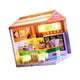 thumbnail image 5 of Kit de casa de muñecas en miniatura para armar, juguete educativo, exhibición, cubierta a prueba de polvo, coleccionables Tienda de conveniencia, 5 of 9