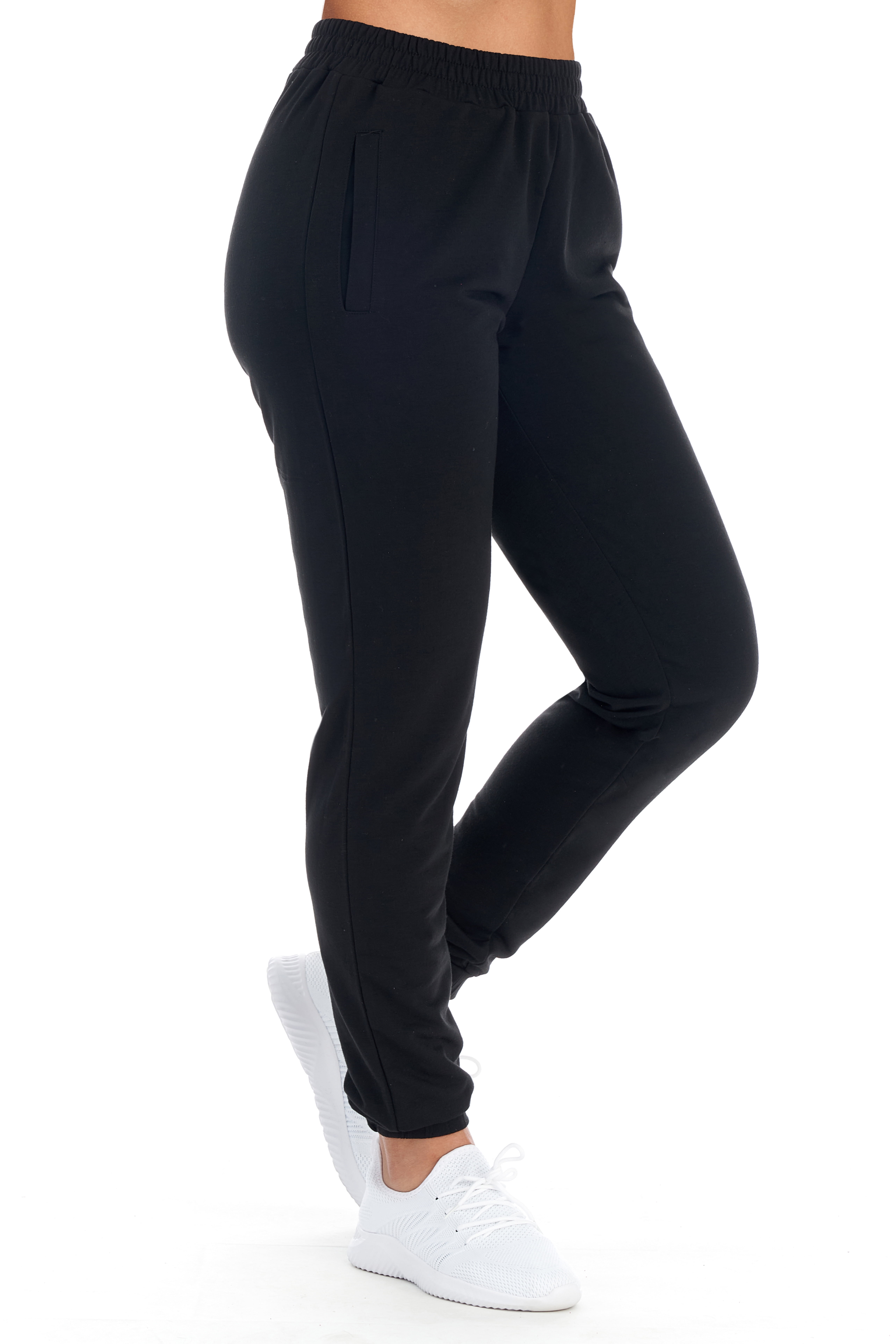 Women's Athleisure Fleece Jogger Sweatpants With Pockets