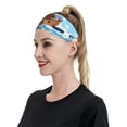 thumbnail image 3 of Daiia Animals on Noah's Ark printed Men's Performance Headband,Sports Headbands,Moisture Wicking Workout Headband, 3 of 9