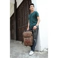 thumbnail image 2 of Berk - Large Canvas Traveller Backpack,Black, 2 of 2