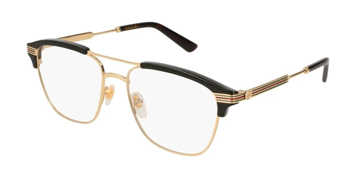 メガネ Gucci Frames GG0839OK 002 Gold Retro Unisex Asian Fit Gucci GG1739OK Asian Fit 002 glasses | Buy online now