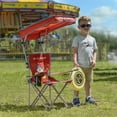 thumbnail image 3 of Life is Good 2 x 2 x 3 ft Orange Kids Quad Chair With Canopy, 3 of 13
