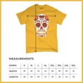 thumbnail image 7 of Cleveland Sugar Skull T-shirt Game Night CLE Fantasy Football Fan Men's Tee, 7 of 7