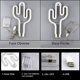 thumbnail image 4 of Lámpara decorativa LED de neón con forma de cactus, luz nocturna, lámpara de arte de vacaciones (B), 4 of 5