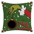 Clearance! Grinch Pillow Slip Christmas Pillowcase, Christmas Holiday