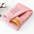 thumbnail image 2 of Tanhomme Girls Cotton Fleece Lined Leggings Kids Thick Thermal Tights Warm Pants Winter Clothes Girls Autumn Winter Thickened Velvet Leggings Baby Embroidered Warm Trousers, 2 of 4