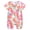Oranage Floral, variant on Infant Baby Girls 2 Way Zipper Romper Toddler Girls Cotton Jumpsuit Newborn Short Sleeve One-piece Sleeper 3M-3T, Clouds