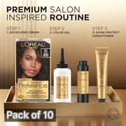 L'Oreal Paris Superior Preference Permanent Hair Color, 8G Golden Blonde (Pack of 10)