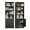 Black, variant on Lofka 71" 6-Shelf Tall Bookcase and Bookshelf with 2 Doors, Black