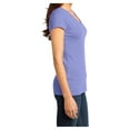 thumbnail image 3 of Yellow Rooster Women's Juniors Very Important V-Neck Cotton Tee True Violet 4XL, 3 of 6